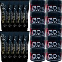 Atacado 10 Gel 30 Ervas Power + 10 Pomada Fisiofort Premium