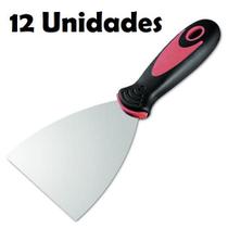 Atacado 12x Espátula Multiuso Metálica 80mm Construção Obras Atacado 12x Espátula Multiuso Metálica 80mm Construção Obras
