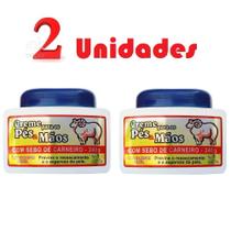 Atacado 2 Creme Para Pés E Mãos Sebo De Carneiro Sanjully