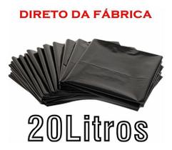 Atacado 500 Unidades Saco De Lixo 20 Litros Resistente Cor Preto Atacado 500 Unidades Saco De Lixo 20 Litros Resistente Cor Preto