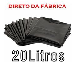 Atacado 500 Unidades Saco De Lixo 20 Litros Resistente Cor Preto Atacado 500 Unidades Saco De Lixo 20 Litros Resistente Cor Preto