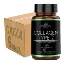 Atacado 6x colageno tipo 2 30 caps - natures now