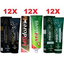 Atacado e Revenda 12 Pomada Fisio Fort Premium 12 Mil Dores 12 Fisio Fort