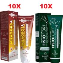 Atacado Revenda 10 Pomada Milagrosa 150g + 10 Pomada Fisio Fort 150g - Bio Instinto