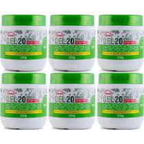 Atacado Revenda 6 Gel 20 Ervas Extra Forte Rhenuks 220g