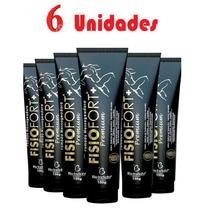 Atacado Revenda 6 Pomada Premium 150 g Pomada FisioFort Preta