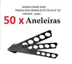 Atacdos 50 Medidores De Anel o mais recomendado Tamanho 17.50 Cm