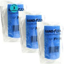 Atadura 10cm Azul Band-FlexAutoadesiva Para Animais Farex Kit Com 3