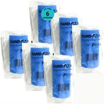 Atadura 10cm Azul Band-FlexAutoadesiva Para Animais Farex Kit Com 6