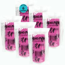 Atadura 10cm Rosa Com PatinhasBand-FlexAutoadesiva Para Animais Farex Kit Com 6 Atadura 10cm Rosa Com PatinhasBand-FlexAutoadesiva Para Animais Farex Kit Com 6
