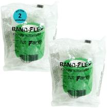 Atadura 5cm Verde Band-FlexAutoadesiva Para Animais Farex Kit com 2