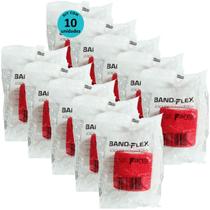 Atadura 5cm Vermelha Band-FlexAutoadesiva Para Animais Farex Kit Com 10