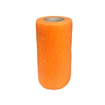 Atadura Bandagem Adesiva Flexível de Latex 10cm X 4.5m Laranja Hoppner