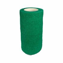 Atadura Bandagem Adesiva Flexível de Latex 10cm X 4.5m Verde Hoppner