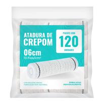 Atadura Crepom Faixa Bandagem Elástica 06cm Kit 120 Unidades