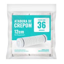 Atadura Crepom Faixa Bandagem Elástica 12cmx1.2m Kit 36 Un Atadura Crepom Faixa Bandagem Elástica 12cmx1.2m Kit 36 Un