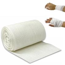 Atadura De Rayon Hospitalar Faixa Para Feridas E Queimaduras 7,5cm x 5m