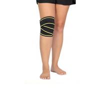 Atadura Esportiva C/Fecho Aderente Joelho/Coxa Preta BC0093-PR - Mercur