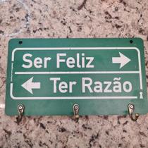 Atcus Porta Chaves Ser Feliz Ter Razao Pc024