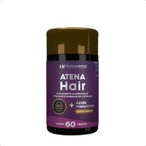 Atena hair + ácido hialurônico 60 caps hf suplementos