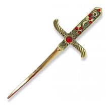 Athame Cigana Metal Dourado Envelhecido 19 Cm-Selecione A