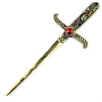 Athame Cigana Metal Dourado Envelhecido 19 Cm-Selecione A