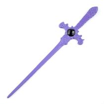 Athame em Metal Roxo com Pedra Preta 15 cm Athame em Metal Roxo com Pedra Preta 15 cm