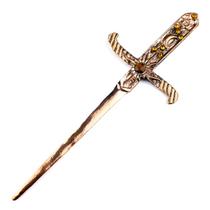 Athame Metal Cobre Envelhecido 19 cm Pedras Amarelas Athame Metal Cobre Envelhecido 19 cm Pedras Amarelas