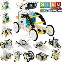 ATION STEM 13-em-1 DIY Solar Robot Toys Edição Atualizada (Sui