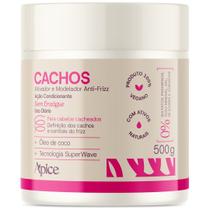 Ativador De Cachos Apice Nova Fragrância Vegano Anti Frizz Creme De Pentar Uso Diario 500g