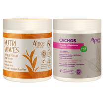 Ativador de Cachos + Creme de Pentear Nutri Waves Apse Apice