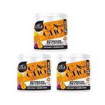 Ativador De Cachos Gota Dourada 1K Argan E Queratina - 3Un