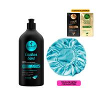 Ativador de Cachos Haskell Cachos Sim 500ml +Touca/Sachês Ativador de Cachos Haskell Cachos Sim 500ml +Touca/Sachês