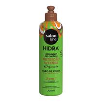 Ativador De Cachos Hidra Nutrição Óleo Coco Salon Line 300ml