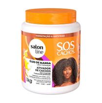 Ativador De Cachos Óleo De Manga SOS Cachos 1kg Salon Line Ativador De Cachos Óleo De Manga SOS Cachos 1kg Salon Line