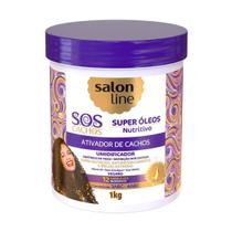 Ativador de Cachos S.O.S Super Óleos Nutritivo 1kg - Salon Line Ativador de Cachos S.O.S Super Óleos Nutritivo 1kg - Salon Line