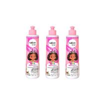 Ativador de Cachos Salon Line 300ml Kids - Kit C/3un