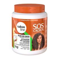 Ativador de Cachos SOS Cachos Óleo de Coco 1kg Salon Line