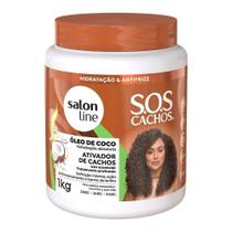 Ativador de Cachos SOS Cachos Óleo de Coco 1Kg - Salon Line