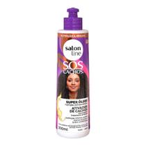 Ativador de Cachos SOS Cachos Super Óleos Salon Line 300ml - S.O.S Cachos