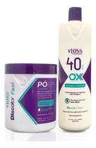 Ativador Hidratant Azul E Ox 40 Cremosa Vloss Discolor Fast Ativador Hidratant Azul E Ox 40 Cremosa Vloss Discolor Fast
