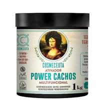 Ativador Multifuncional para Cabelos Cacheados ou Crespos com Proteção Térmica COSMECEUTA Power Cachos 1Kg