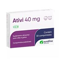 Ativi 40 mg Suplemento Alimentar Ourofino - 30 comprimidos