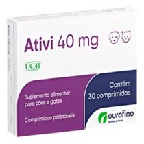 Ativi 40mg Regenerador Articular 30 Comprimidos - Ourofino