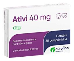 Ativi 40mg Ucii Regenerador Articular 30 Comprimido Ourofino - Ourofino Pet