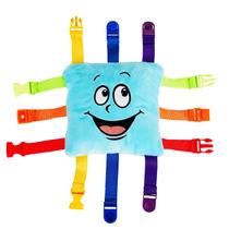 Atividade de aprendizagem Toy Buckle Toys Bubbles Square para crianças