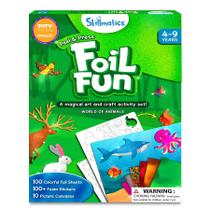 Atividade de arte e artesanato Skillmatics Foil Fun Animals Kids 4+