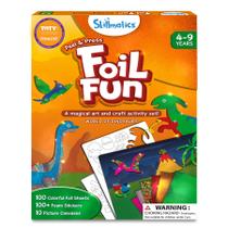 Atividade de Arte e Artesanato Skillmatics Foil Fun Dinosaurs - Para Crianças a partir de 4 anos