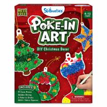 Atividade de arte e artesanato Skillmatics Poke-in Art Christmas