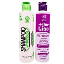 Ativo Progressiva Matizadora +Que Liso Organica Juca 300ml + Shampoo Antirresiduos Juca 300ml Ativo Progressiva Matizadora +Que Liso Organica Juca 300ml + Shampoo Antirresiduos Juca 300ml